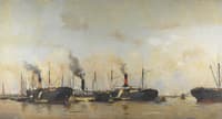 View of Amsterdam Harbor