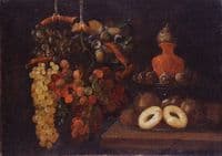 Still Life with Grapes and Cakes