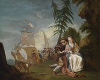 A gallant couple before embarking for Kythera