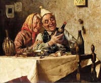The Wine Seller and His Wife
