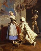 Pierrot and Colombine