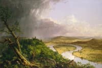 View from Mount Holyoke, Northampton, Massachusetts, after a Thunderstorm—The Oxbow