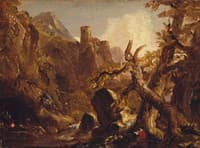 Salvator Rosa Sketching Banditti