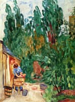 Woman with Tub