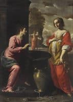 Christ and the Samaritan woman at the well