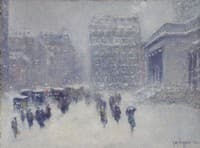 December Blizzard on Fifth Avenue
