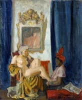 Nude with a Black Maid