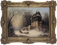 A Couple in a Sledge