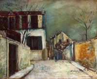 Rue du Mont-Cenis in the Snow