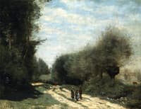 Crecy-en-brie - Road in the Countryside