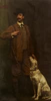 Vicomte de Manneville and His Dog