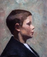 Young Boy in Profile