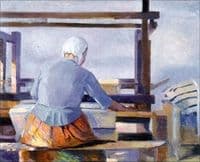 The woman at the loom