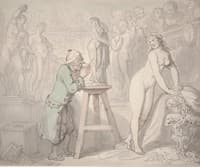Joseph Nollekens in His Studio