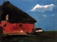 Landscape with a Red House