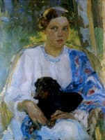 Girl with a Dog