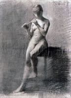 Nude with a Flute