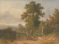 Sportsman and His Dogs