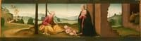 The Adoration of the Christ Child (predella panel from altarpiece)