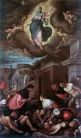 Saint Roche among the Plague Victims and the Madonna in Glory