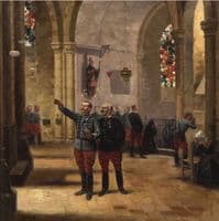 St. Pierre Church, Chartres, France, During a Maneuver
