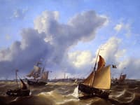 A windy day off Ostend