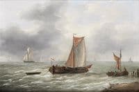 Dutch barges and other craft plying their trade