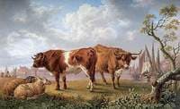 Cattle on a River Bank