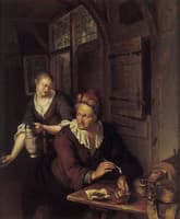 Interior with a Man and a Woman