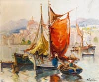 The Red Sail, Menton