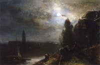 The Effect of Moonlite on The Scheldt