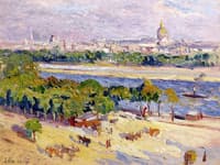 Paris, the Seine and the Place de l'Alma