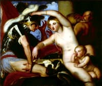 Mars and Venus Playing Chess