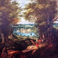 Landscape with Moated Castle