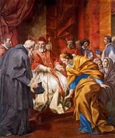 The Meeting of the Countess Matilda and Anselm of Canterbury in the Presence of Pope Urban II
