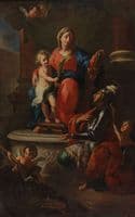 Virgin Mary with Jesus and Saint George