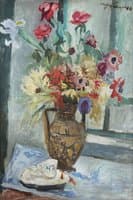 Amphora with Flowers