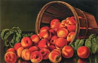 Still Life with Peaches in a Basket