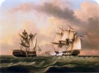 The Naval Engagement between the 'United States' and the 'Macedonia'