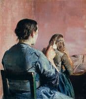 Braiding her Hair