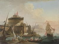 Vue d'un Port (Harbor Scene at Sunset)