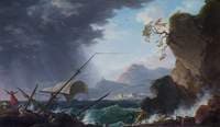 A Wreck on a Rocky Coast