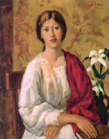 Woman with Flowers