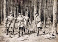 Arrest of a Poacher in the Forest