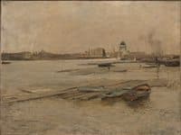 Blackfriars Bridge and the Thames, London