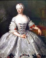Portrait of the Queen of Prussia Elisabeth Christine of Brunswick-Bevern