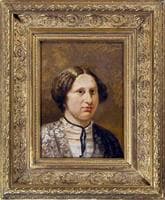 Portrait sketch of a woman