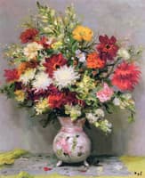 Dahlias and Snap Dragons