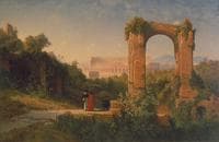 Rome:  The Colosseum seen from the Forum