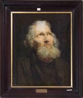 Study of a head of an old man